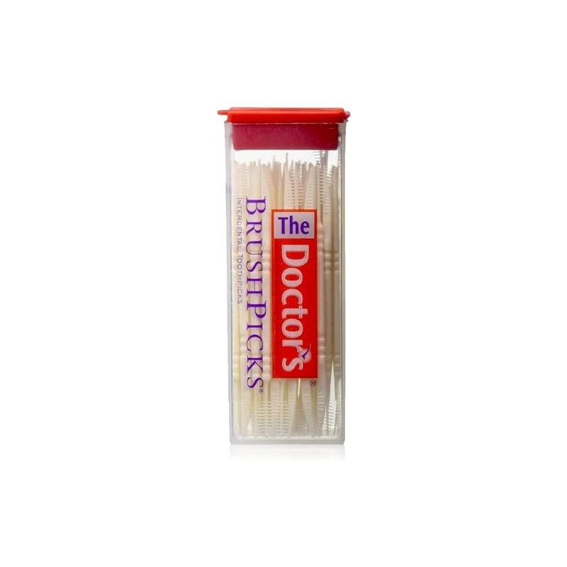 The Doctor's BrushPicks Interdental Toothpicks | 120-Picks per pack |