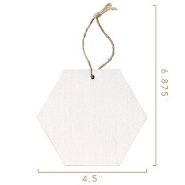 Simply Said, INC Honeycomb Wood Christmas Ornament, Watercolor Manger, Rustic Nativity Christmas Ornament, Made in USA, ORH1765