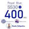 qiipii 400pcs SS30 Royal Blue Nail Rhinestones Bulk Crystal Sapphire
