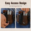 Zhula Leather Knife Sheath for Fixed Blade Knives - Vertical