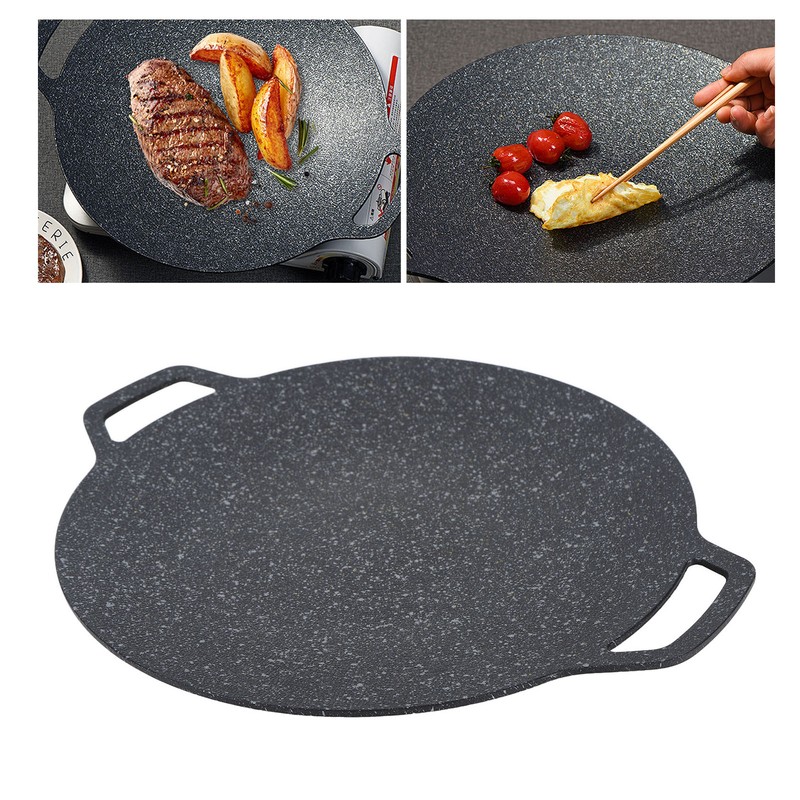 Barbecue Plate Reusable Easy Clean High Thermal Conductivity Coating Surface