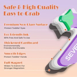 Magnetic Numbers,Large Size Fridge Magnets for Kids,Numbers Magnets for Refrigerator,Educational Toys Fridge Magnets and Maths for Baby Toddler Preschool(Numbers)