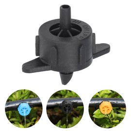 Emisor de Goteo para Riego, Compensación de Presión y Flujo Uniforme 4mm, para Jardines y Cultivos en Terrenos Inclinados