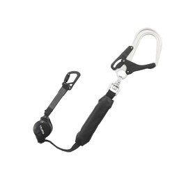 Tajima A4CR150F-L8 New Standard Safety Belt Lanyard, For Both Sides Winding Type, 28.7 lbs (130 kg), Compact and Lightweight New Rewinder (No Locking Device) Adjustable Stopper for Securing Lanyards