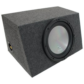Harmony Audio HA-A122 Subwoofer Enclosure Bundle Universal Car Stereo Hatchback Sealed Single 12"
