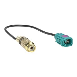 tomzz Audio 1500-036 Fakra (F) Video Adaptor Coupling to RCA (F) Female for Video Input Reversing Camera