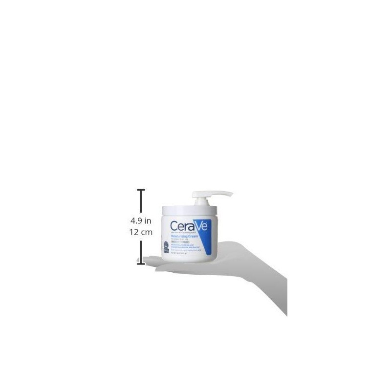 CeraVe Moisturizing Cream with Pump, 16 Ounce