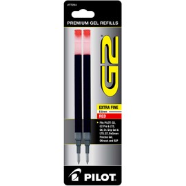 Pilot Refills Red G2 Extra Fine Point Gel Pen - P77234
