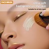 Flawless Foundation Makeup Brush, 2Pcs Flat Top Kabuki Magic Face