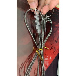 1 Pack 61 Inch Long Pipe Cleaner Flexible Tube Cleaning Brush Fridge Cleaning Tool,Stainless Steel Kitchen Drain Tube Cleaning Brushes Sink Fridge Skinny Pipe Drain Dredge Cleaning Tool