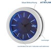 Atrium moderner Design Wecker Analog Quarz ohne Ticken mit Licht