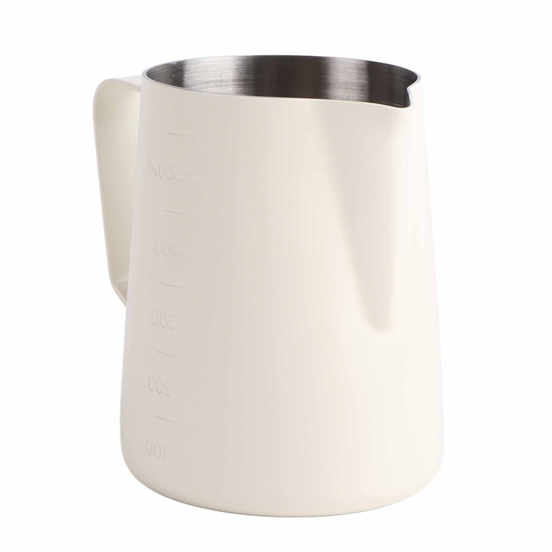 Stainless Steel Frothing Pitcher Milk Frothing Cup with Measurement Scales