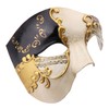 Vintage Design Half Face Men's Phantom Of The Opera Venetian
