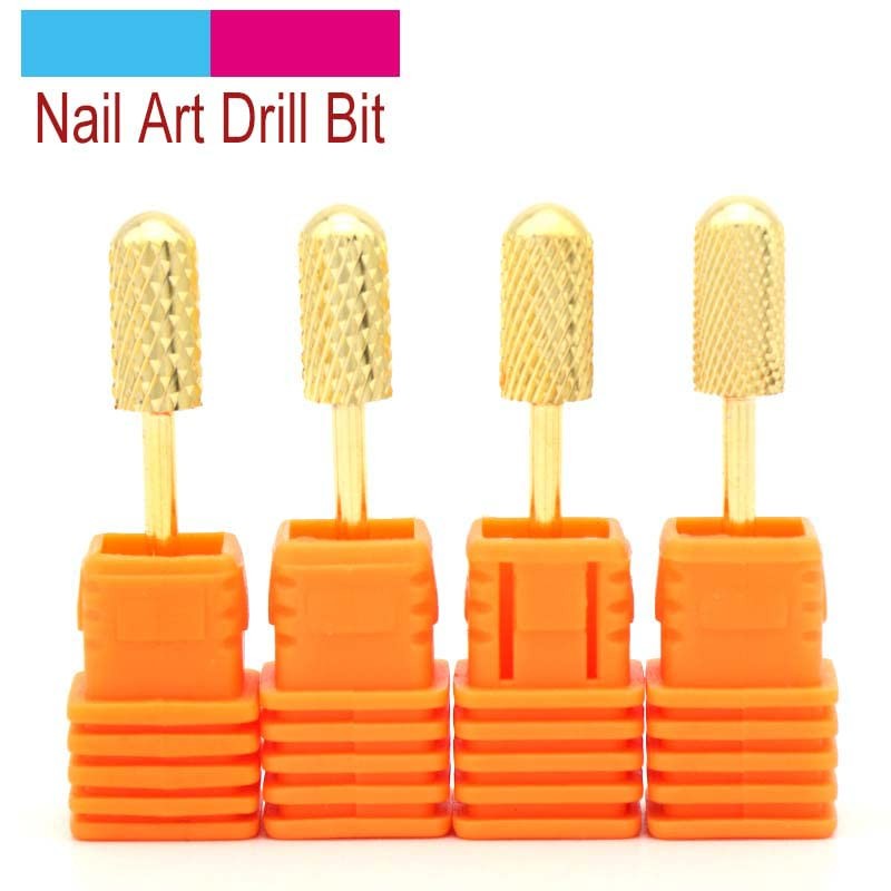 Nail Drill Bits, Professional Tungsten Cuticle Remover Kit with 2.35mm