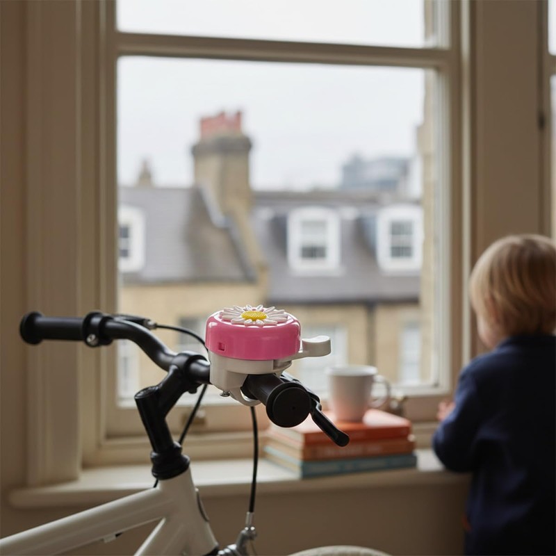 Lotsdonxia Daisy Flower Bike Bell - Loud & Clear Ringing,