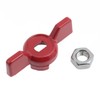 yukata 1 Set DN20 Ball Valve Handle with Nuts, 5