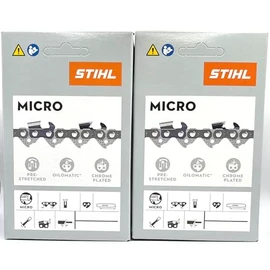 Stihl 16 in Picco Micro Mini Oilomatic Chainsaw Chain 61PMM355 3/8 in Pitch 0.043 in Gauge 55 Drive Links Pack of 2