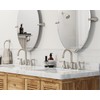 Moen Glenshire Brushed Nickel 26-Inch x 22-Inch Frameless Pivoting Bathroom