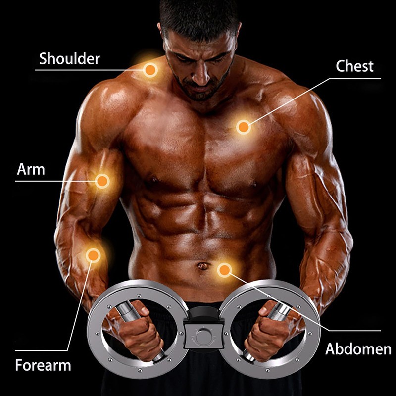 Forearm Strength Trainer-Arm Workout Equipment Forearm Exerciser-12 Pounds Resistance Adjustable