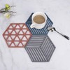 Table Mats Non-Slip Pot Holder Coasters Reusable Hexagon Cup Mat