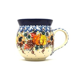 Polish Pottery Mug - 11 oz. Bubble - Unikat Signature U4741
