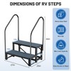 RV Steps Spa Steps with Handrail - 2 Step Hot