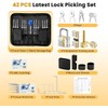 Shengsenfu Lock Pick Set, 42 Pcs Premium Practice Lock Picking