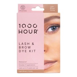 1000 Hour Eyelash & Brow Dye Kit, Light Brown/Honey