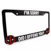 LP Frameworks Deadpool "Did I Offend You?" 3D Raised License