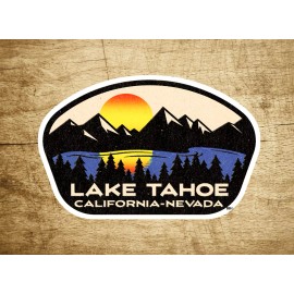 Lake Tahoe California Nevada Decal Sticker 3.75" X 2.5" Skiing Lakes Boating