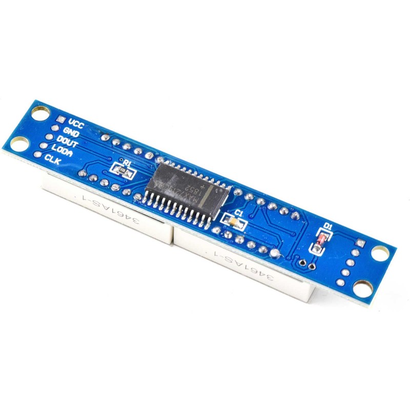 CANADUINO® 3 x Serial LED 7-Segment Display 8-Digits MAX7219-9.5mm