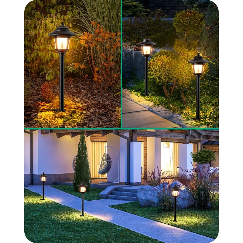 EDISHINE Low Voltage Landscape Lights, 12V 3W 120LM LED Pathway