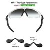 Mryok 2 Pair Replacement Earsocks Nosepieces Kits for Oakley Radar