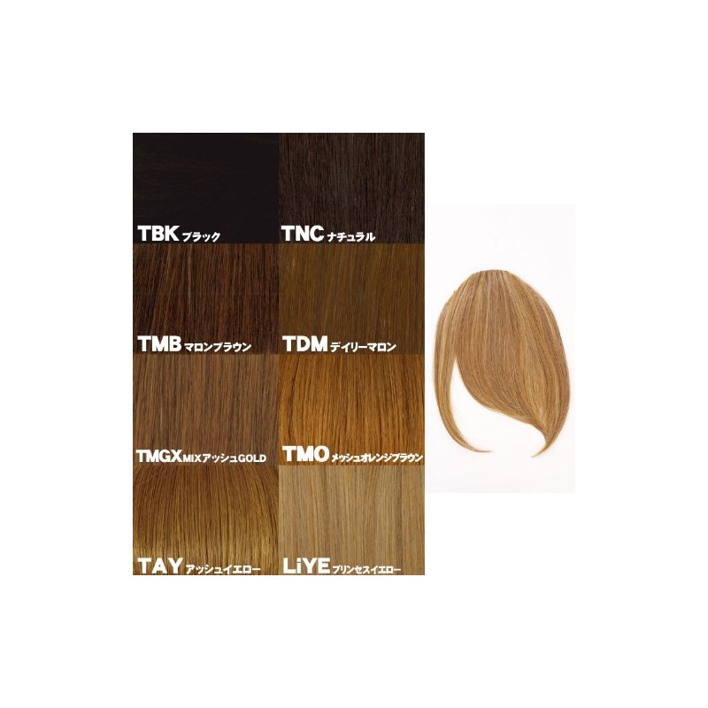 Priscilla FX-07 Rich Layered Bangs Wig, Heat Resistant, TNC, Natural