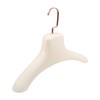 Ciieeo Wide Shoulder Hanger 15.15 Inch Plastic Coat Hanger with