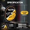TOLESA 38mm Cutting Discs, 50 Pack Fiberglass Reinforced Rotary Tool