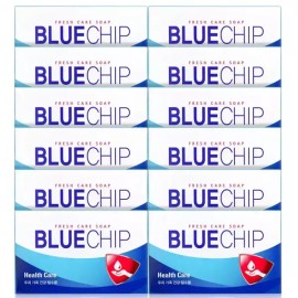 BlueChip Healthcare 블루칩 헬스케어 비누 대용량 목욕 세수비누 100g 12개 [[AA3] 블루칩 비누 20개] Bluechip Healthcare Soap Bulk Bath Soap 100g 12 Pieces [[AA3] Bluechip Soap 20 Pieces]
