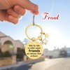 AIQIUQIU Funny Birthday Gifts Keychain, Christmas Presents for Women Men