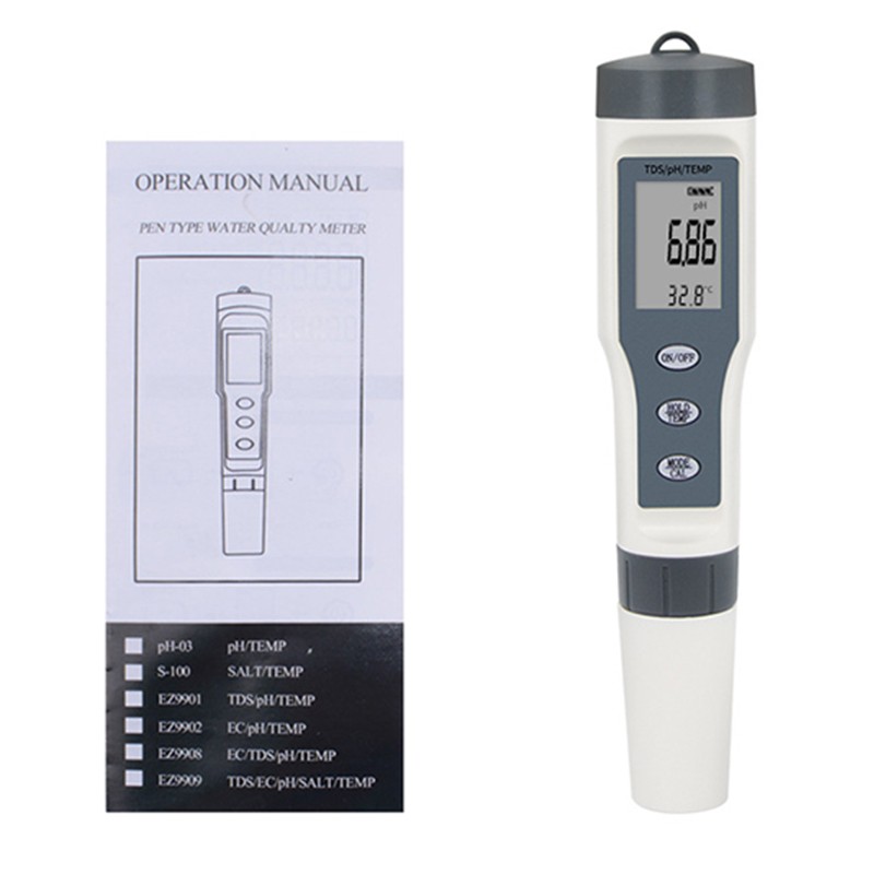 Digital Water Quality Pen Portable LCD Screen ABS 3 in