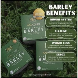 I Am Worlwide AMAZING PURE ORGANIC BARLEY Powdered Drink Mix- US Distributor