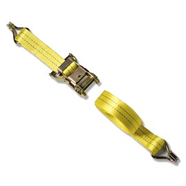 Ratchet Tie-Down Straps w J Hook 1.5x15 4000 lbs Capacity Heavy Duty Hold Motorcycle Kayak Cargo Tarp Tow Mud Snow RV Trailer 1.5" 15ft by Alfa Wheels (4 PK, Yellow)