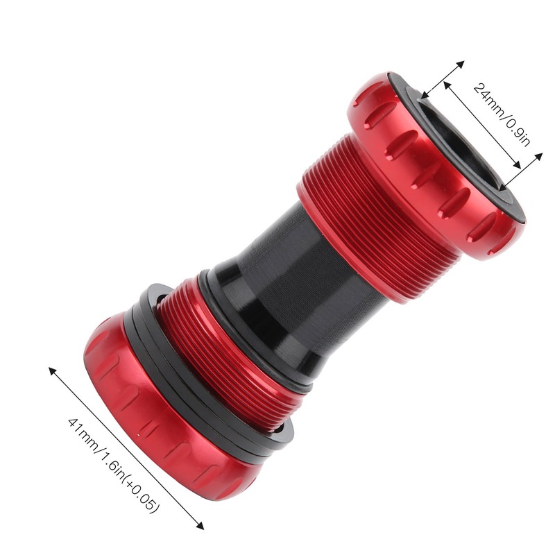 GUB Mountain Bike Aluminum Alloy Ceramic Hollow Integral Bottom Bracket