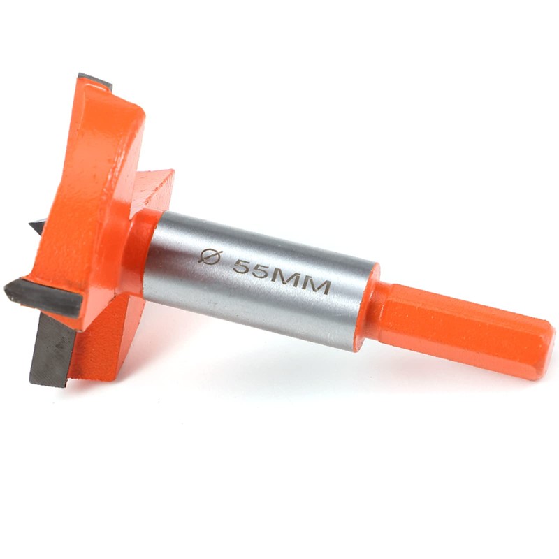Forstner Drill Bit 55 mm with Guide, Wood Drill, Branch
