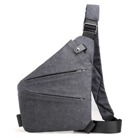 ThapncowAnti-Diebstahl-Tasche, Wasserdichte Umhängetasche, Nylon Anti-Wasser-Rucksack, Brusttasche, Unisex Outdoor Reise Camping Wanderrucksack