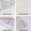 LIFKOME Unique Round Beach Towel Mandala Bath Towel Microfibre Sand