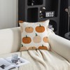 TAJWE Fall Pillow Covers 18x18 Inch Set of 2 Orange