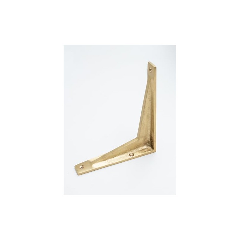 Satin Brass Shelf Brackets | Heavy Duty Brackets for Kitchen