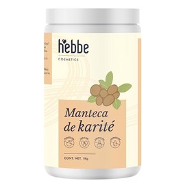 HEBBE - Manteca de Karité 1kg | Protege y Nutre | Combate Envejecimiento | Revitaliza Piel Seca | Ideal para Masajes | Rico en Vitaminas y Antioxidantes