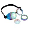 Steampunk Goggles for Raves Trippy Psychedelic Kaleidoscope Glasses with Rainbow