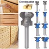 1/2 Inch 1/4 Inch Shank Router Bit 8 Sizes Finger